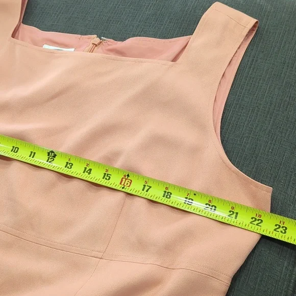 💥50% sale💥Talbots Silk sleeveless dress peach orange sz20 #c110 - Picture 4 of 7
